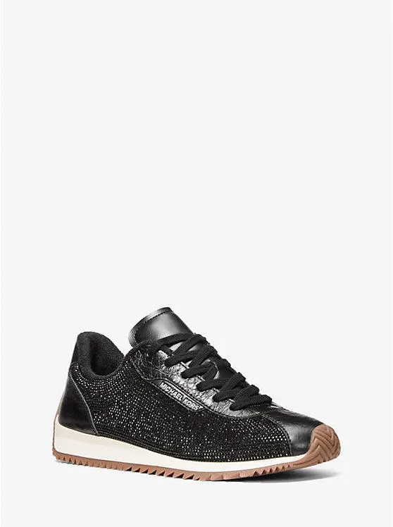 Rhodes Embellished Leather Trainer
