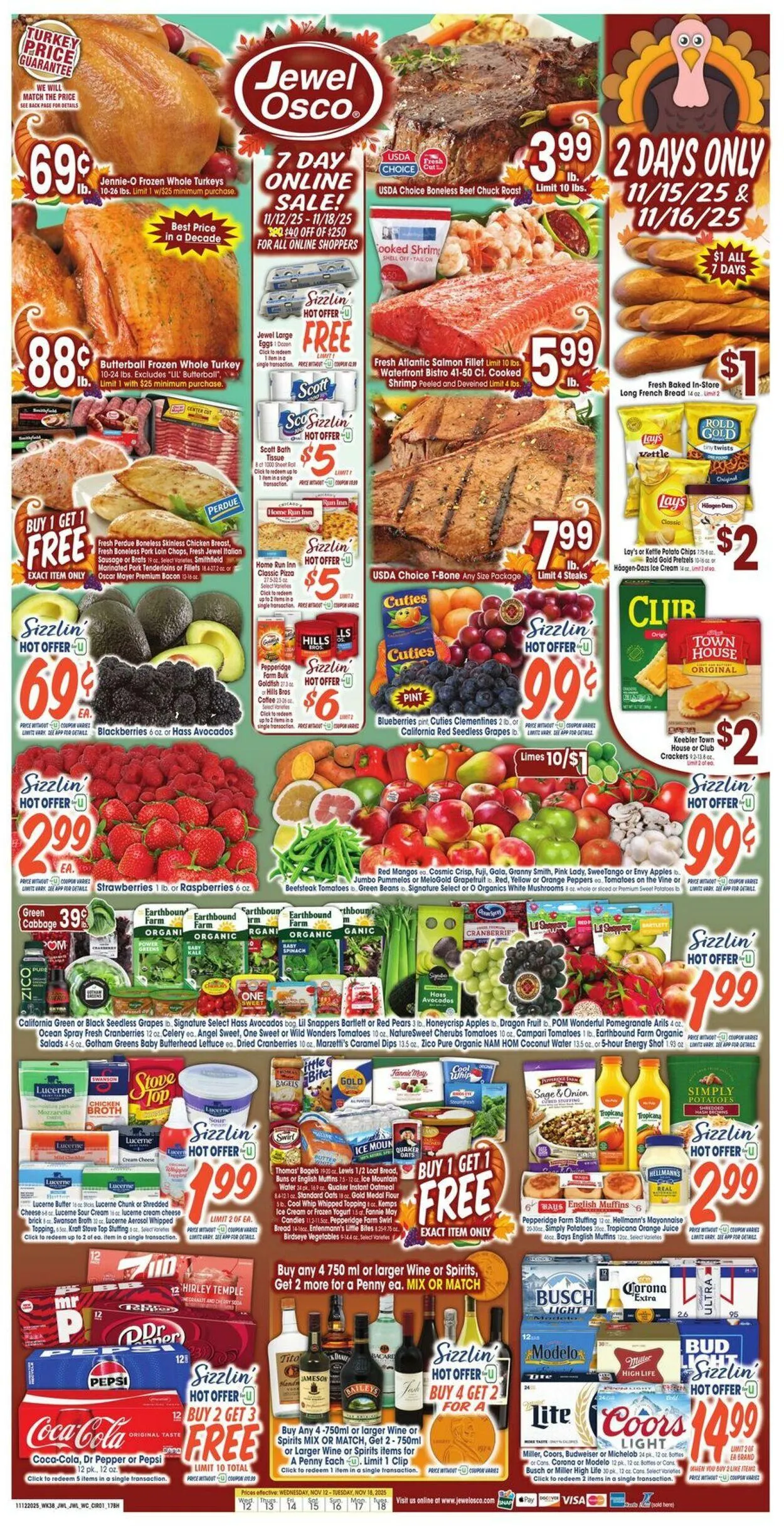 Weekly ad Jewel Osco Current weekly ad from November 12 to November 18 2025 - Page 1