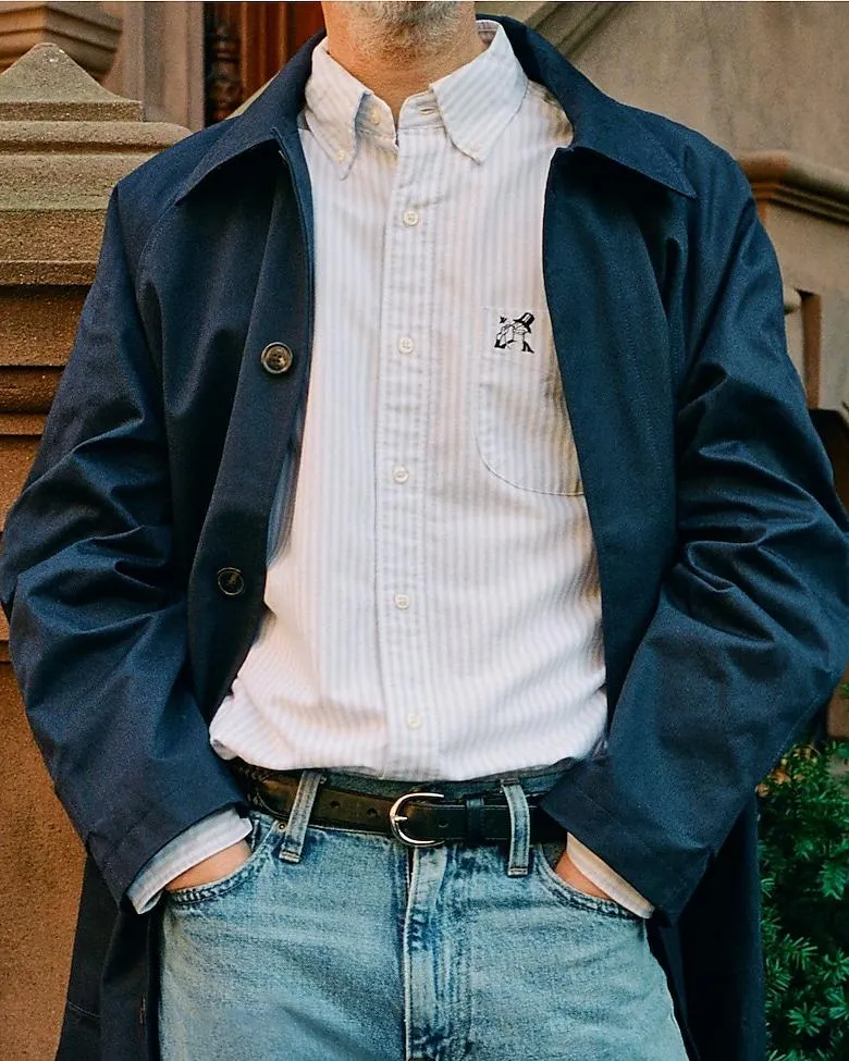 Limited-edition The New Yorker X J.Crew Broken-in organic cotton oxford shirt