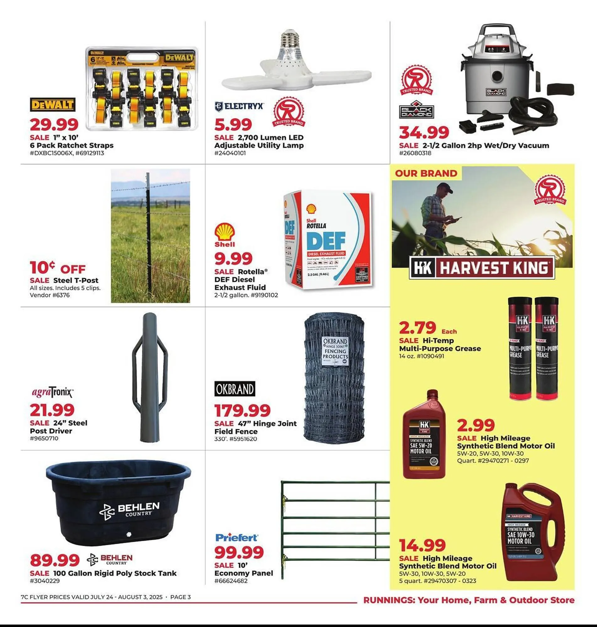 Weekly ad Runnings Weekly Ad from July 24 to August 3 2025 - Page 3