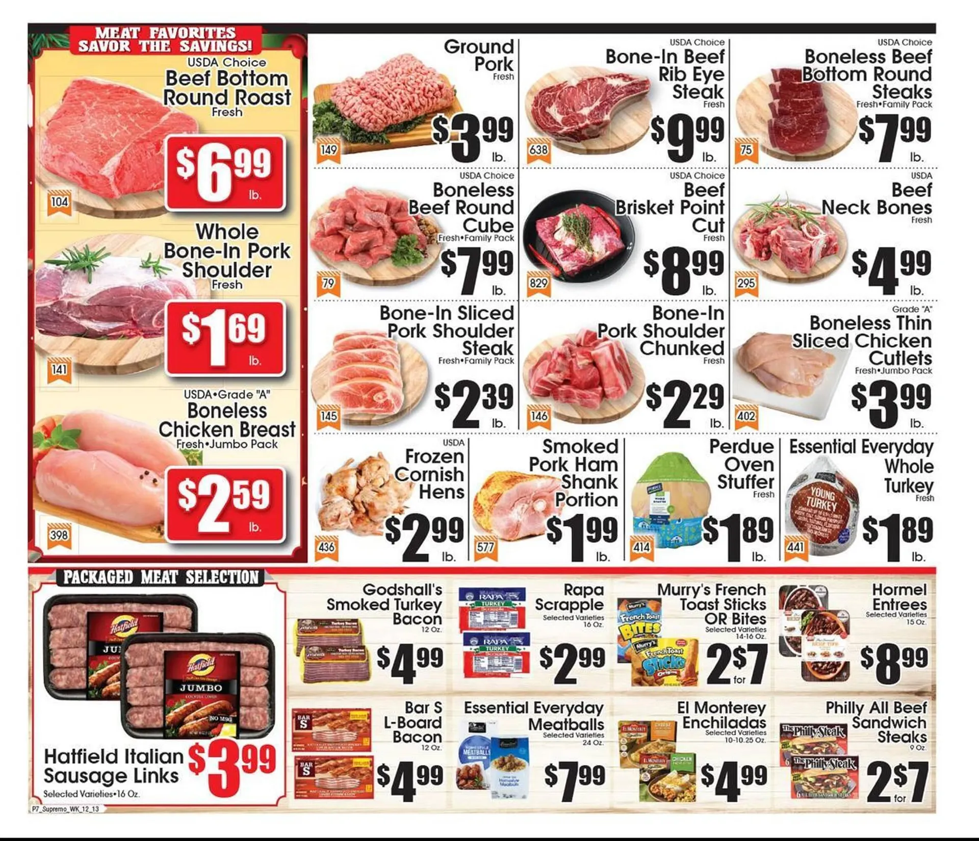 Weekly ad Supremo Foods Inc weekly ad from December 13 to December 19 2025 - Page 7