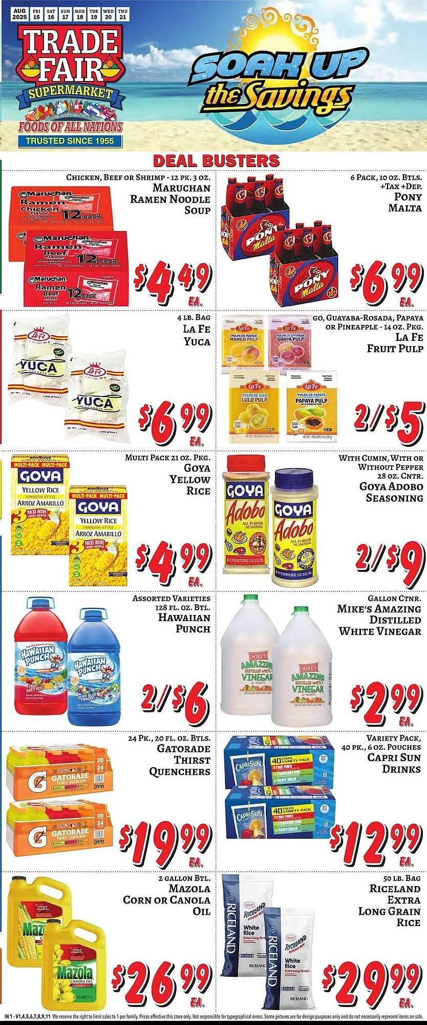 Weekly ad Trade Fair Supermarket Weekly Ad from August 15 to August 21 2025 - Page 2