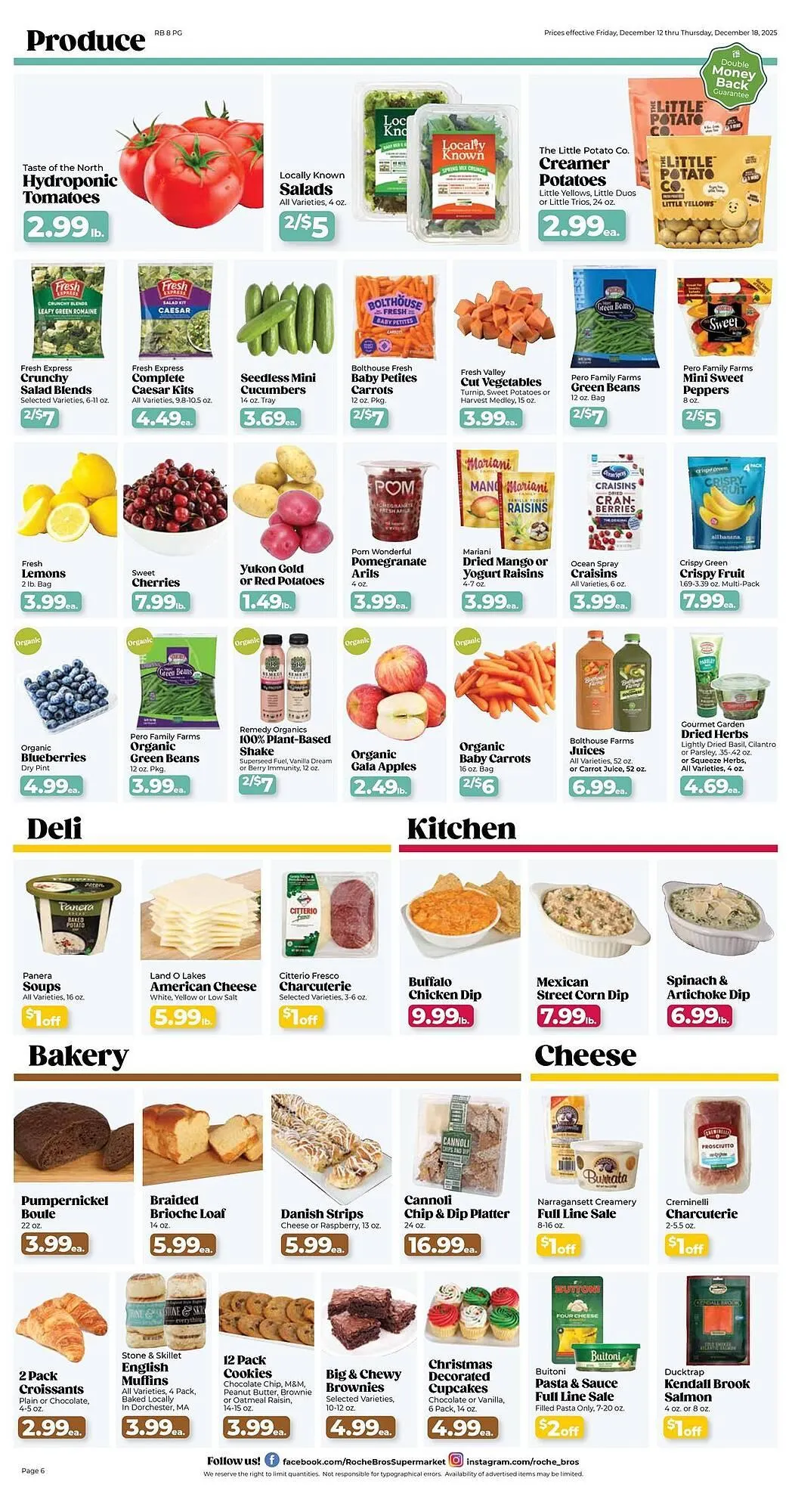 Weekly ad Roche Bros weekly ad from December 12 to December 18 2025 - Page 6