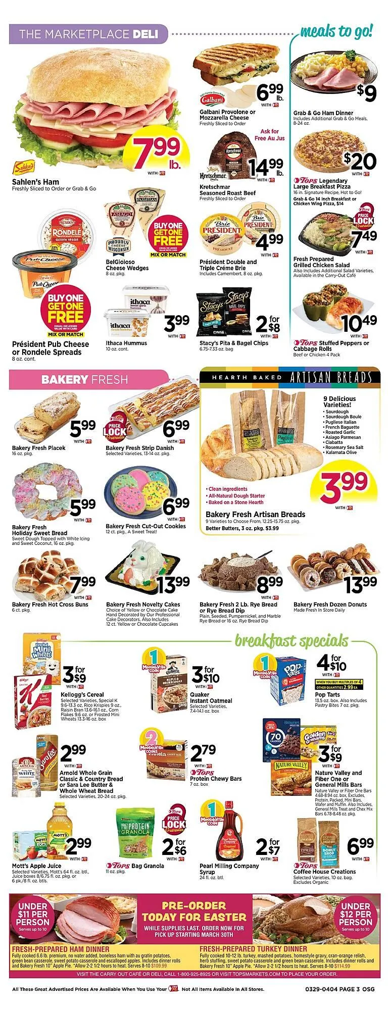 Weekly promotion Tops weekly ad spanning from March 31 to April 4 2026 - Page 5 for Catalogue 365