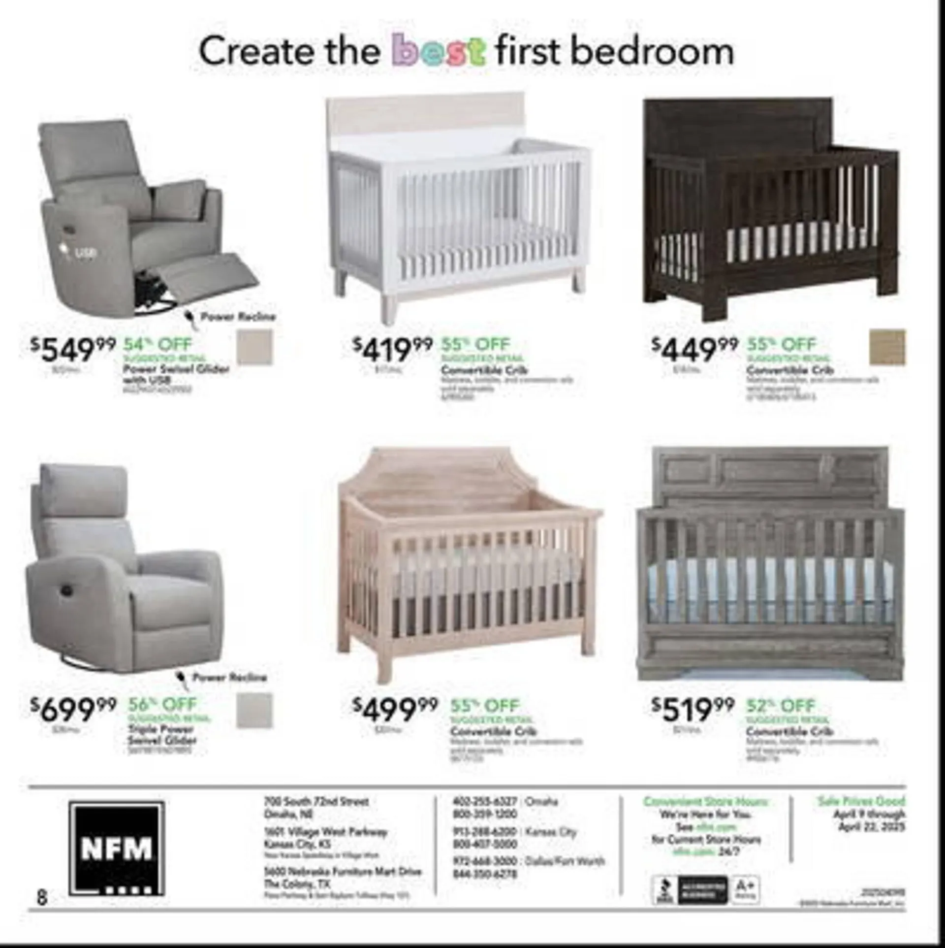 Weekly ad Nebraska Furniture Mart Weekly Ad from April 9 to April 22 2025 - Page 8