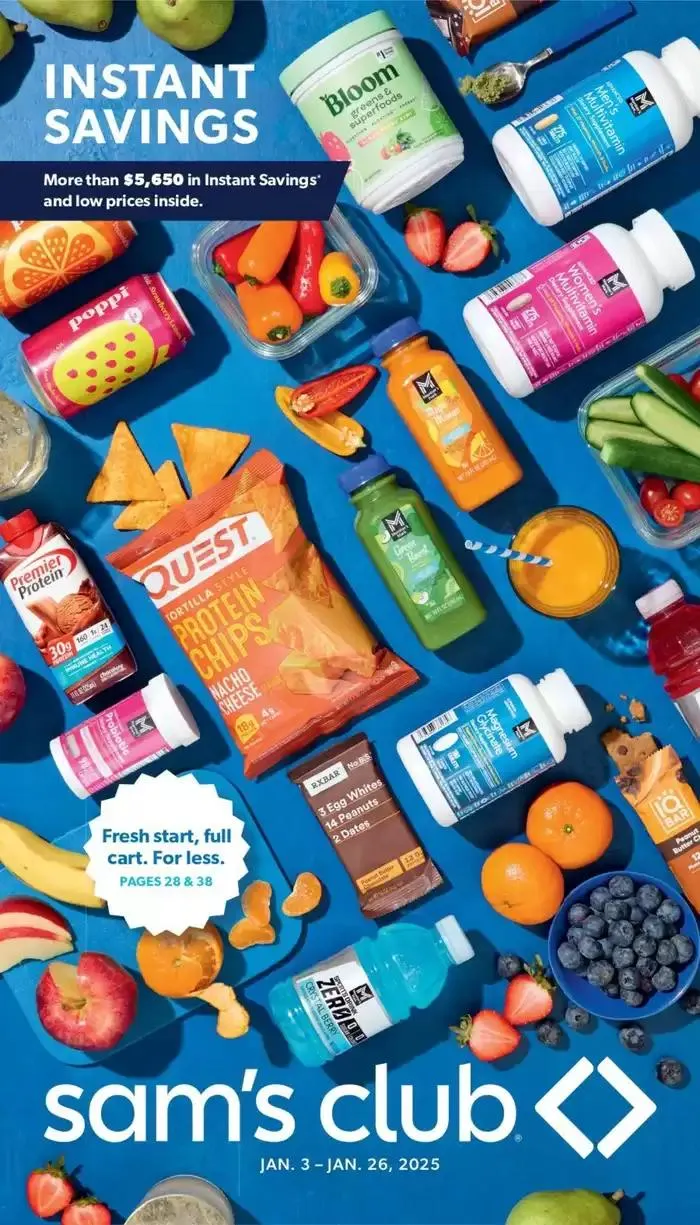 Weekly ad Sam's Club Weekly ad from January 3 to January 26 2025 - Page 1