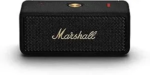 Marshall Emberton II Portable Bluetooth Speaker, Black & Brass