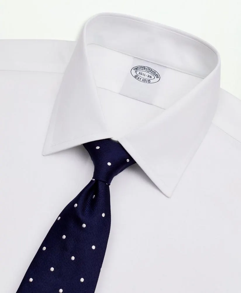 Stretch Supima ® Cotton Non-Iron Twill Ainsley Collar Dress Shirt
