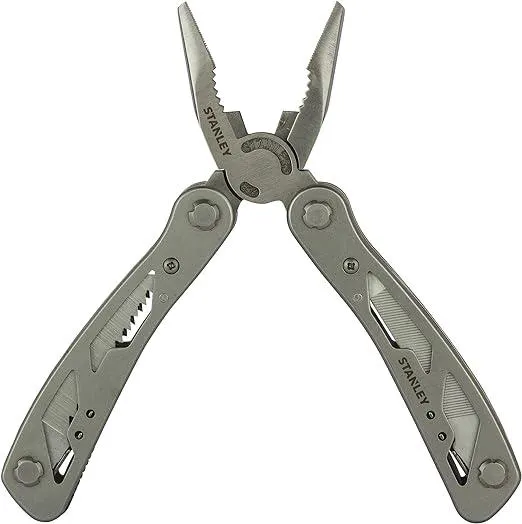 STANLEY Multitool, 12-in-1, Stainless Steel, Black Pouch (84-519K)