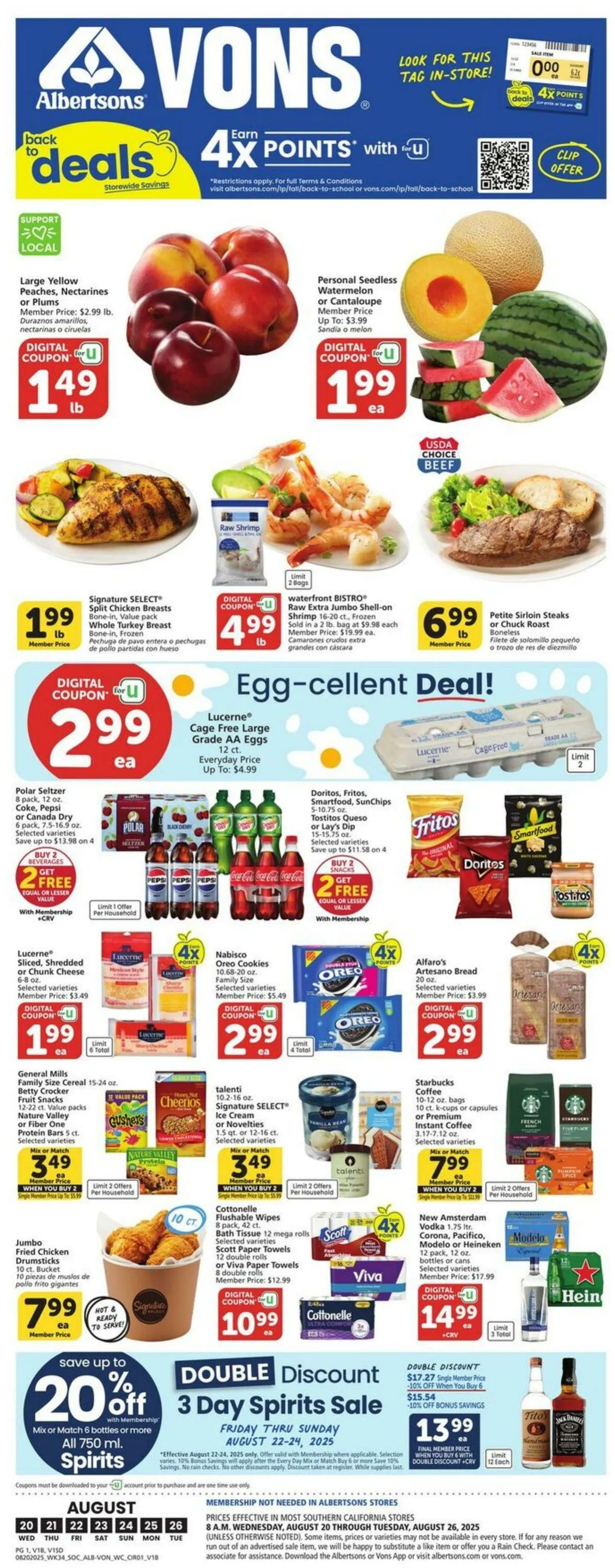 Vons Current weekly ad - 1