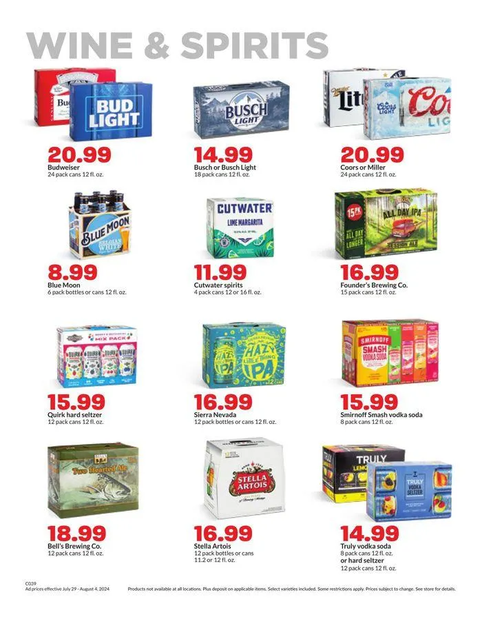Weekly ad Great offer for all customers from July 29 to August 4 2024 - Page 24