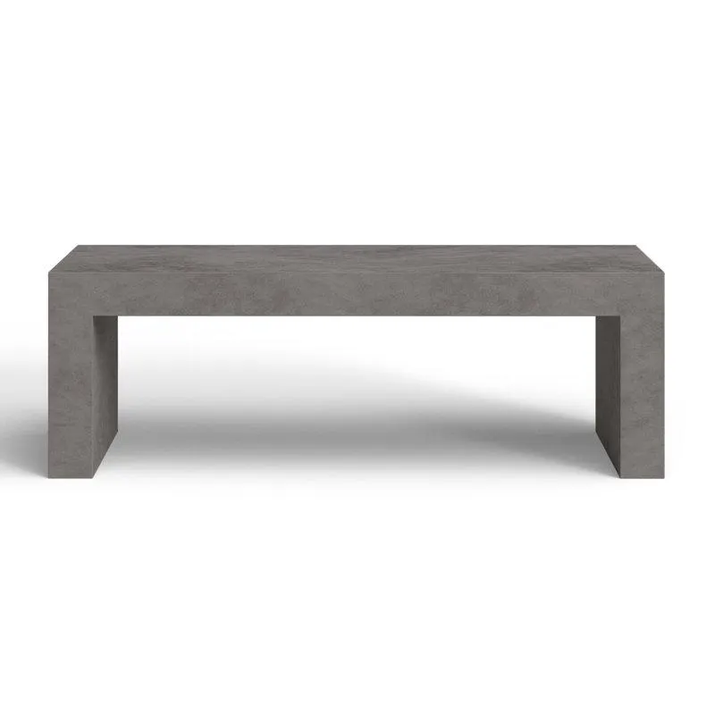 Columbia 55'' Concrete Outdoor Bench