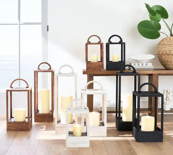 Decker Mango Wood Lantern Collection