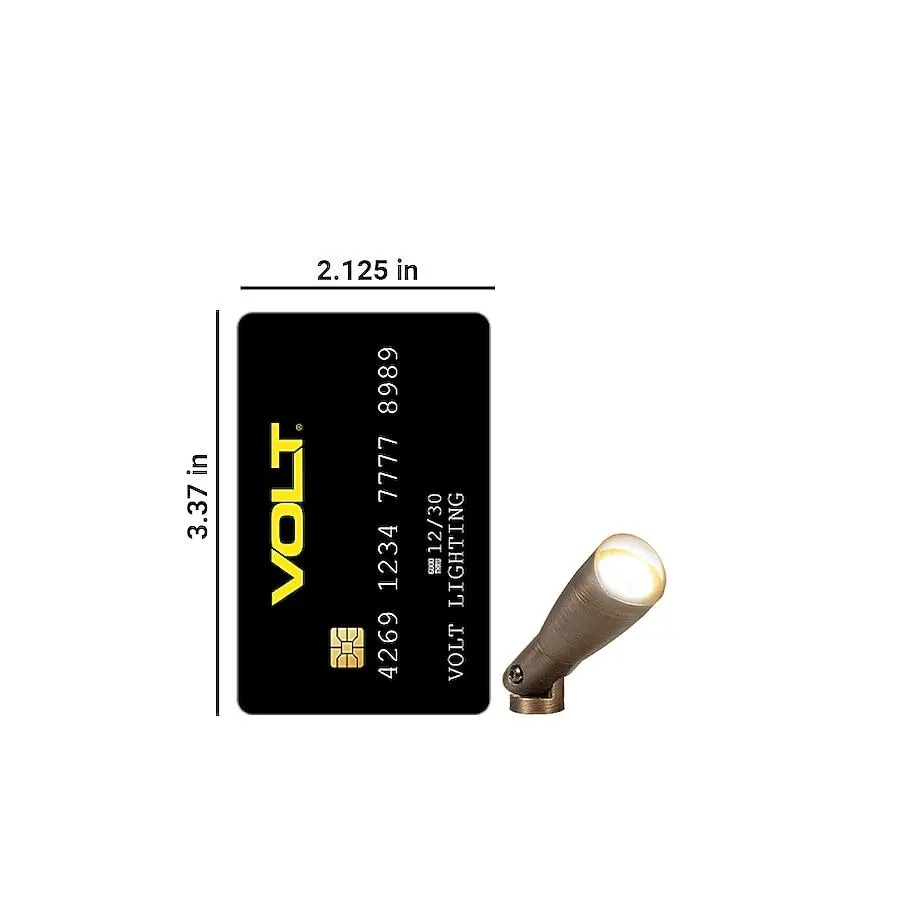 VOLT Flood Lights 175 -Lumens 2 -Watt Bronze Low voltage Plug-in LED Flood light