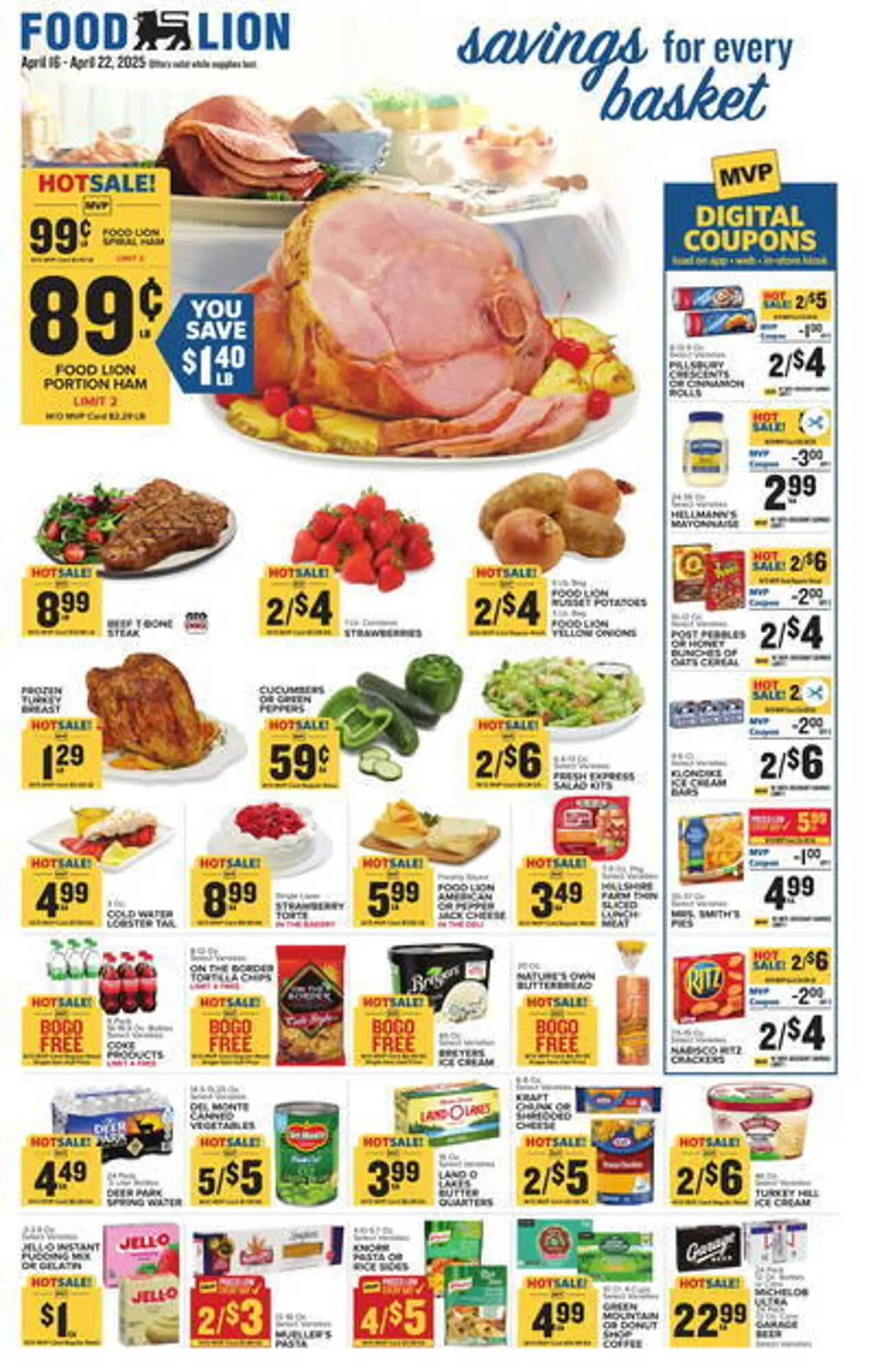 Weekly ad Food Lion Weekly Ad from April 16 to April 22 2025 - Page 1