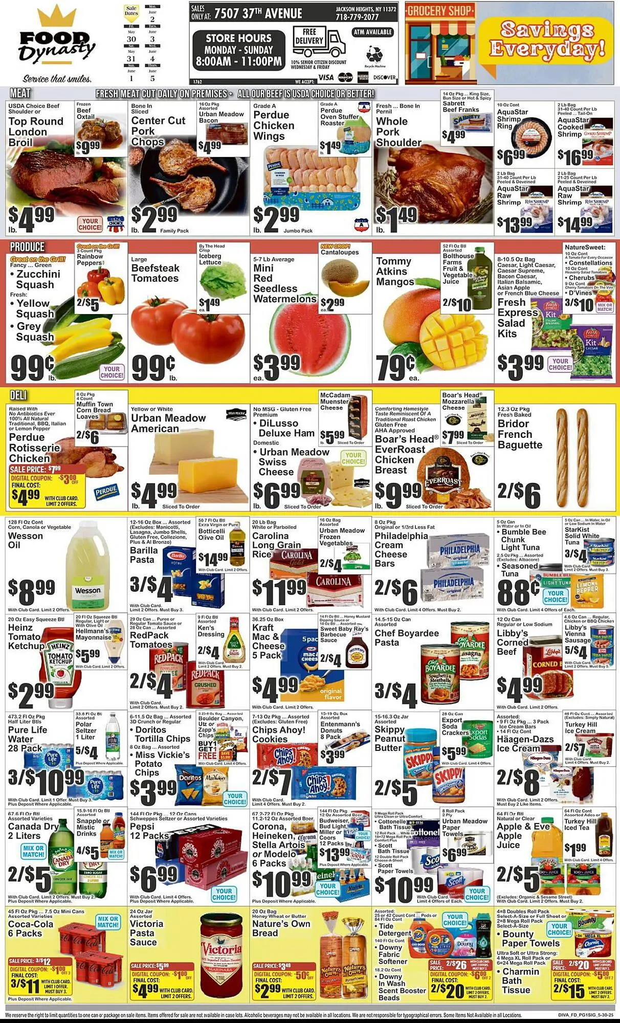 Weekly ad Almonte's Food Dynasty Marketplace Weekly Ad from May 30 to June 5 2025 - Page 1