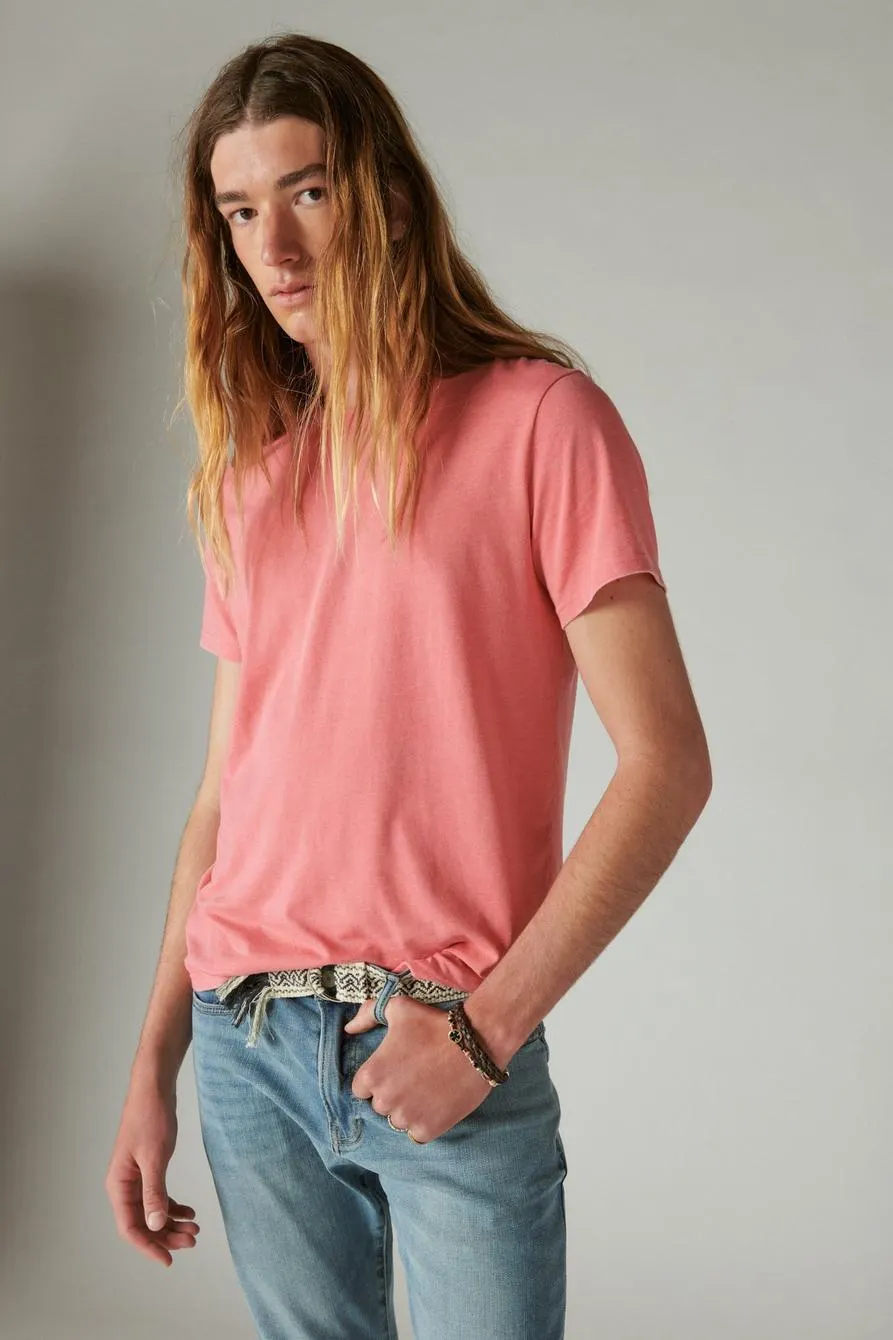 venice burnout crew neck tee