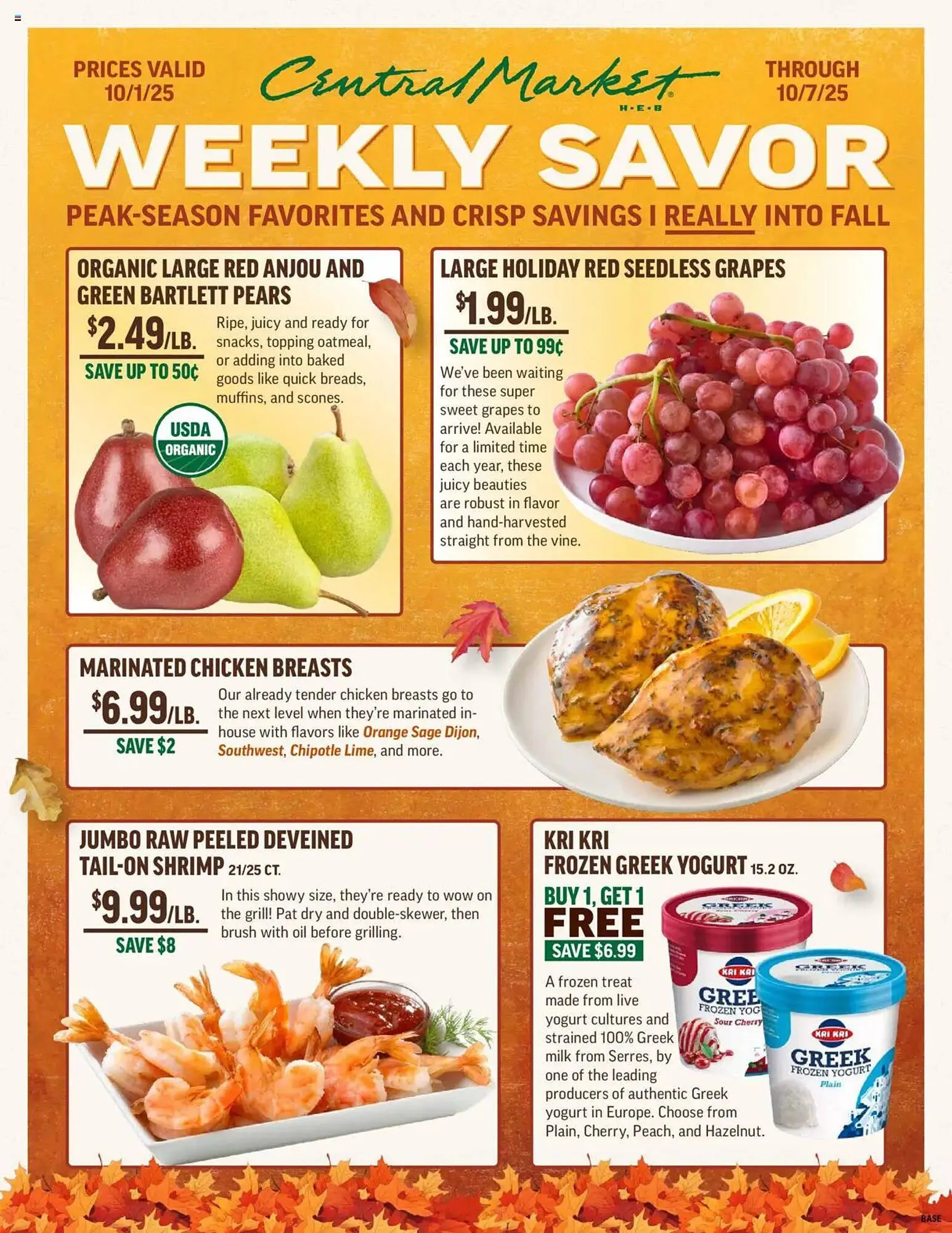 Weekly ad Central Market weekly ad from October 1 to October 8 2025 - Page 1
