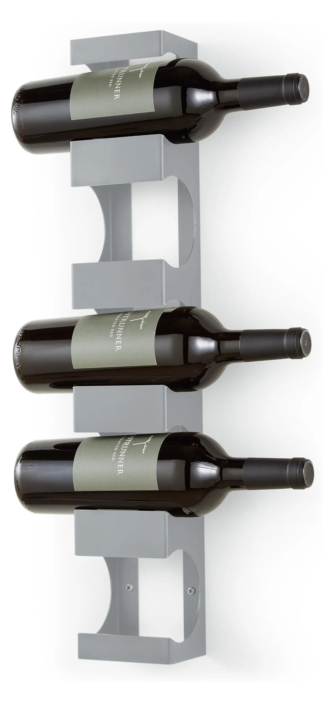 Dorsey Wine Rack in Silver