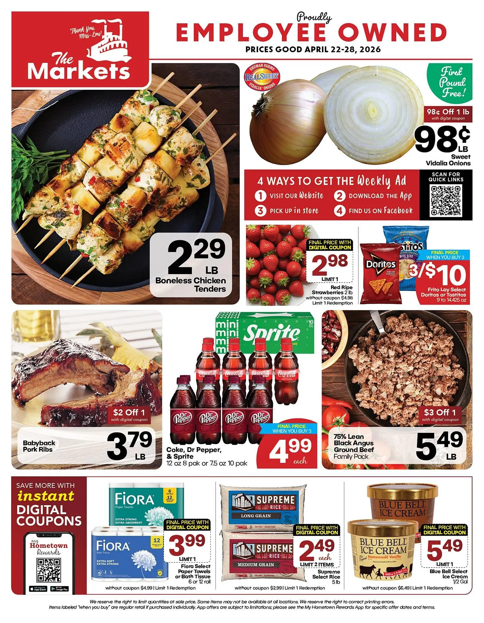 Weekly ad The Markets weekly ad from April 22 to April 28 2026 - Page 1