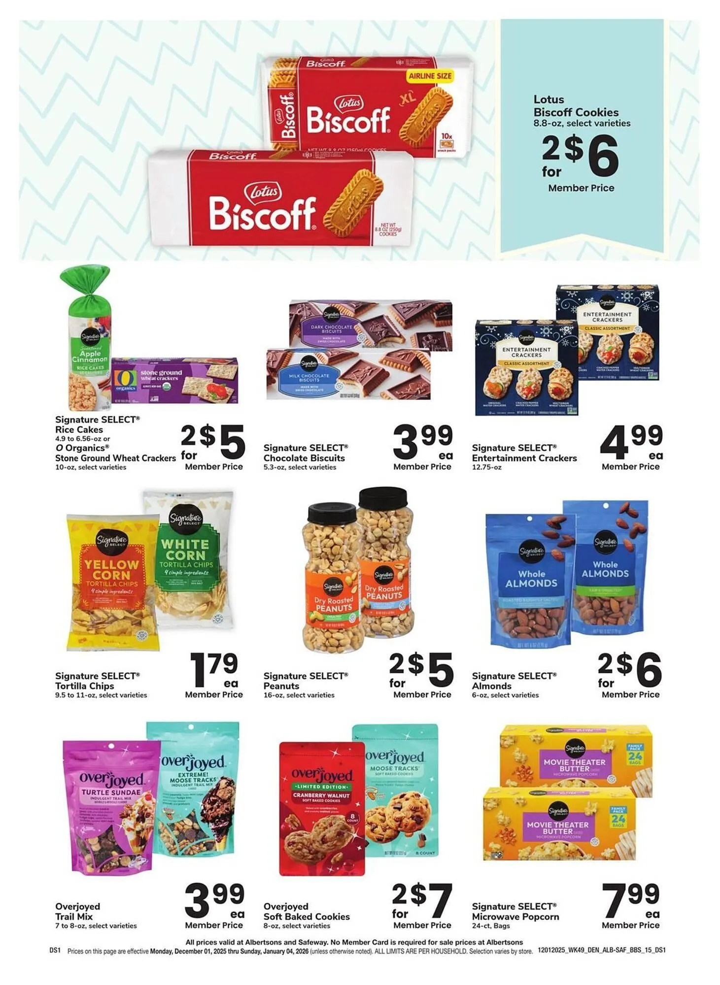 Weekly promotion Albertsons weekly ad spanning from December 1 to January 4 2026 - Page 15 for Catalogue 365