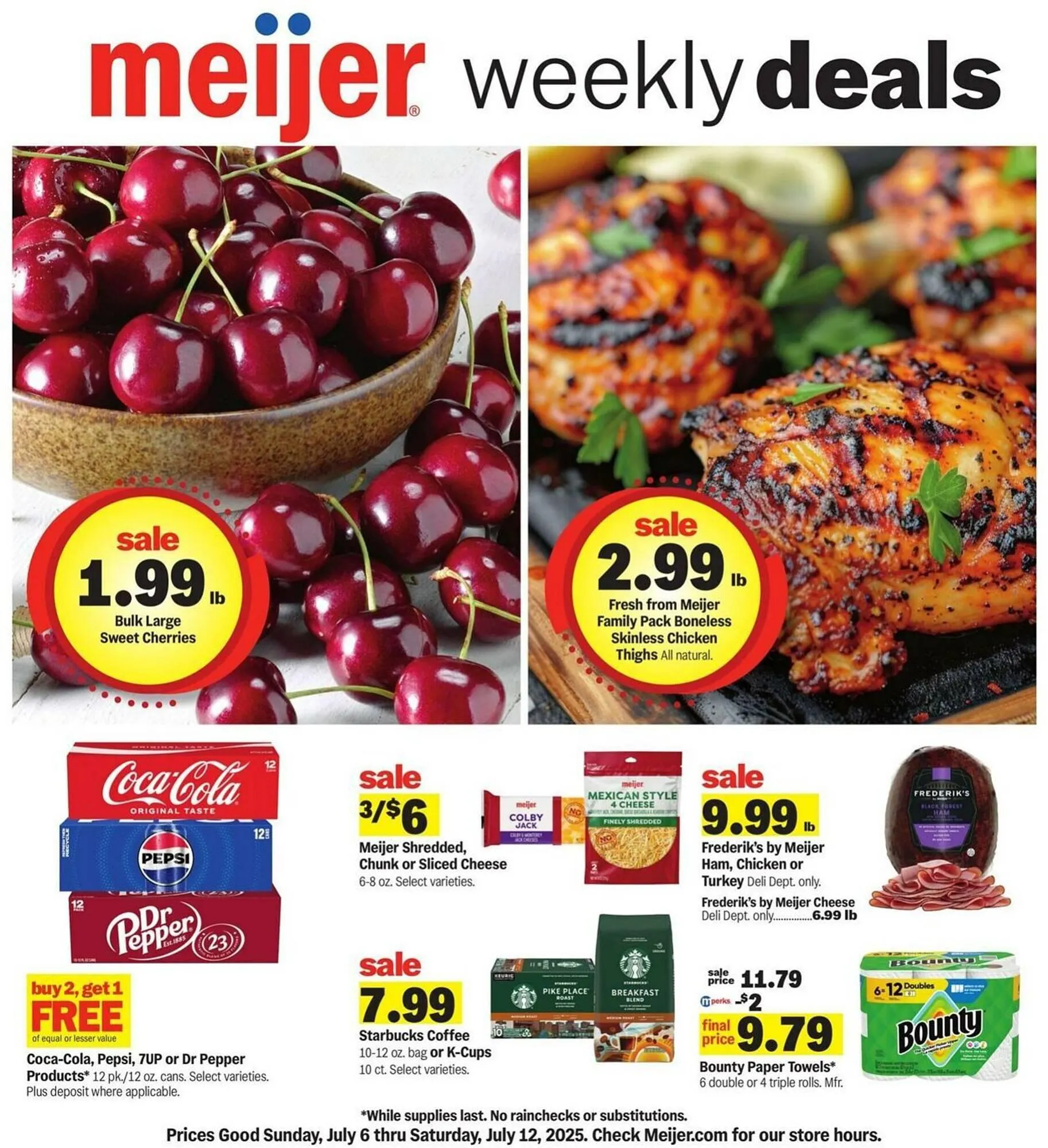 Weekly ad Meijer Weekly Ad from July 6 to July 12 2025 - Page 1