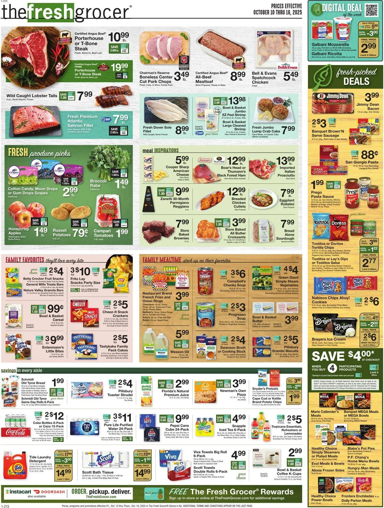 Weekly ad Gerrity's Supermarkets Current weekly ad from October 9 to October 16 2025 - Page 1