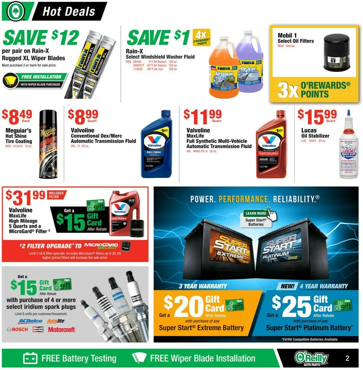 Weekly ad O’Reilly Auto Parts from September 24 to October 28 2025 - Page 2
