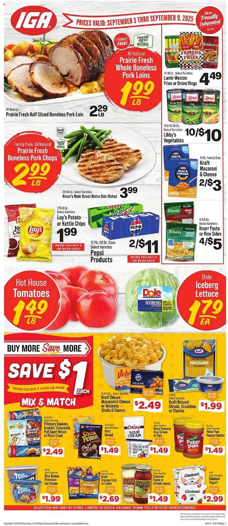 Weekly ad IGA weekly ad from September 3 to September 10 2025 - Page 1