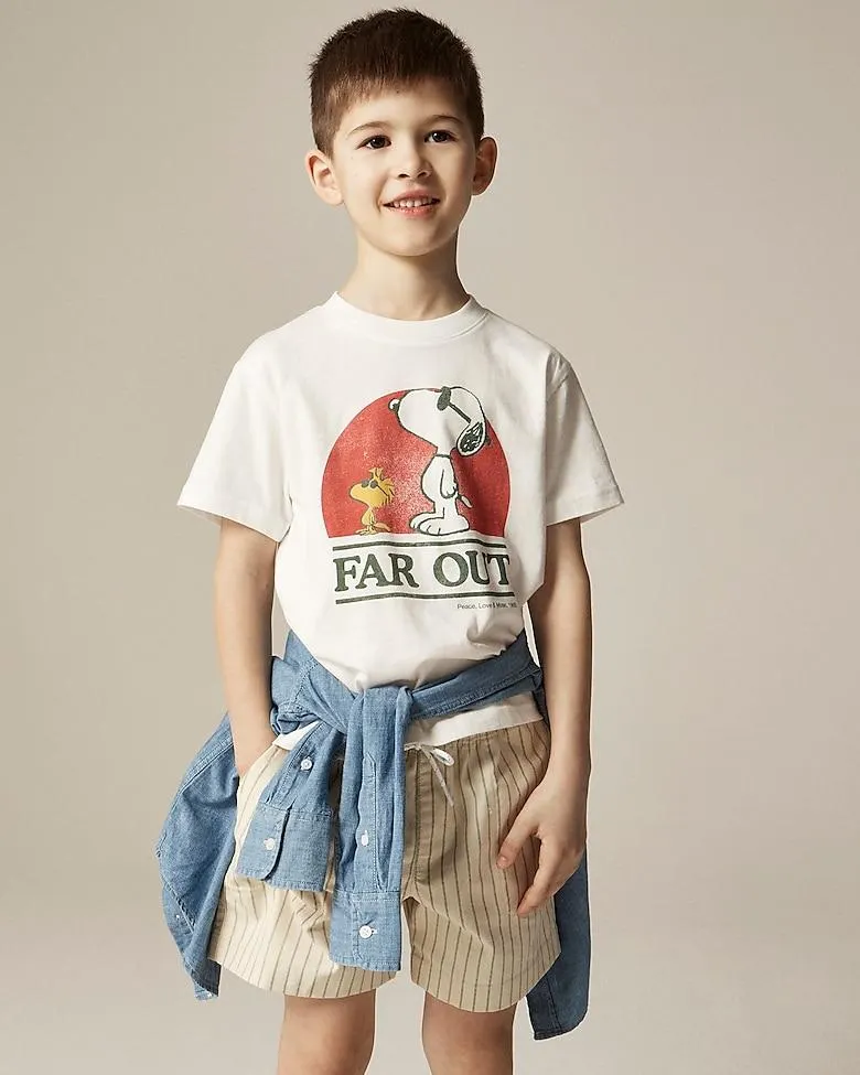 Peanuts® X Crewcuts "Far out" graphic T-shirt