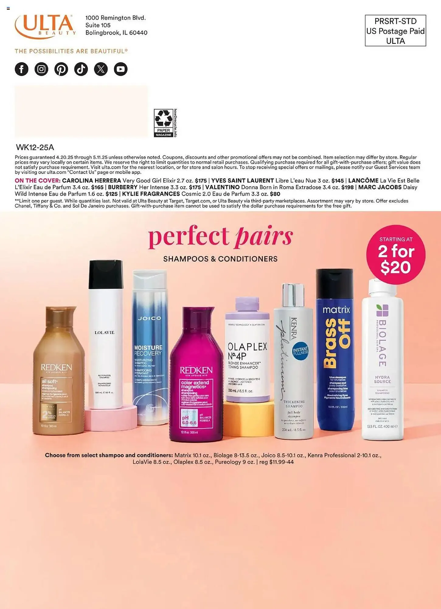 Weekly ad Ulta Beauty Weekly Ad from April 20 to May 11 2025 - Page 60