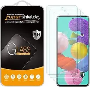 Supershieldz (3 Pack) Designed for Samsung Galaxy A53 5G / A52 / A52 5G / A51 / A51 5G / A51 5G UW Tempered Glass Screen Protector, Anti Scratch, Bubble Free