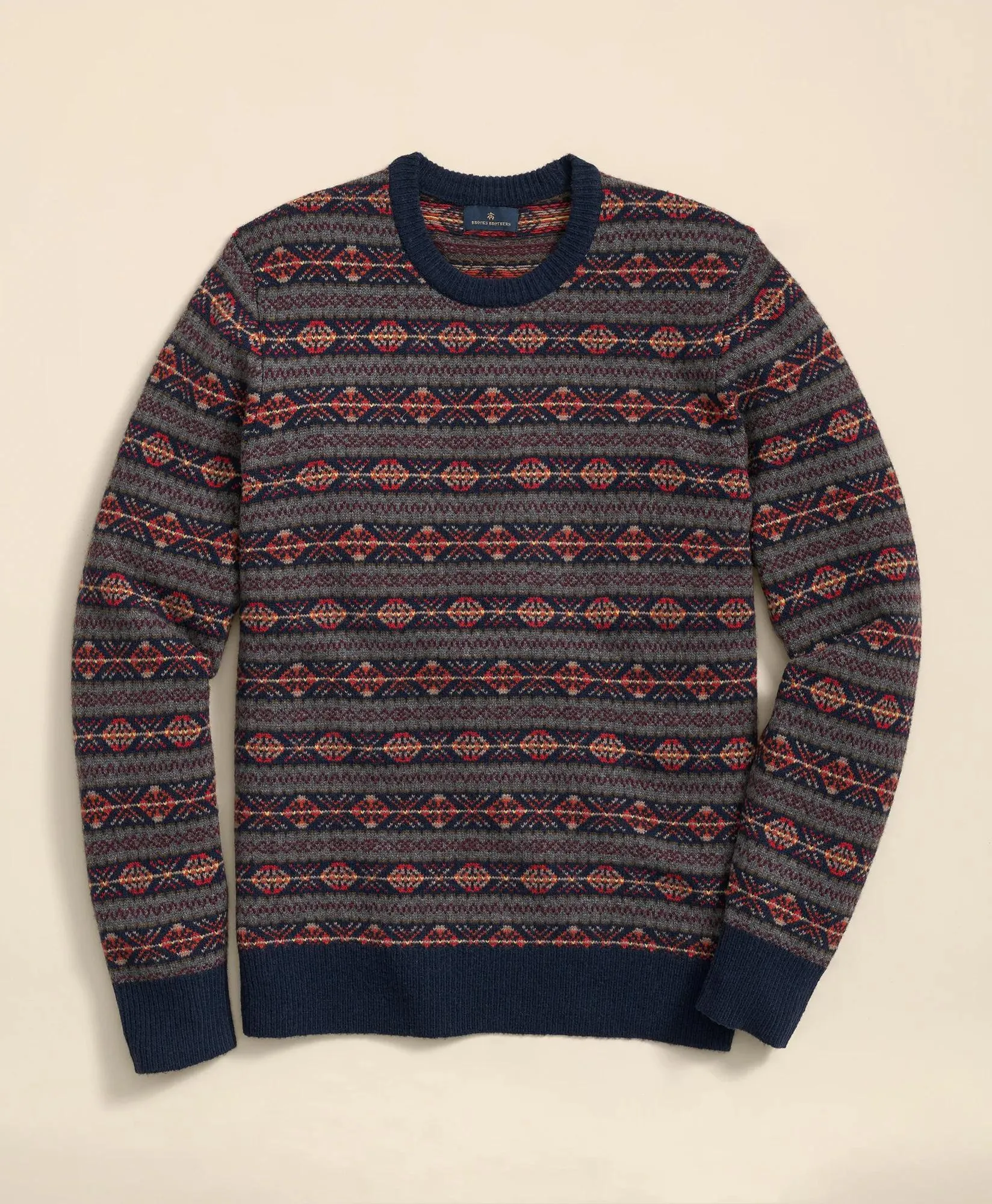 Merino-Wool Blend Heritage Fair Isle Sweater