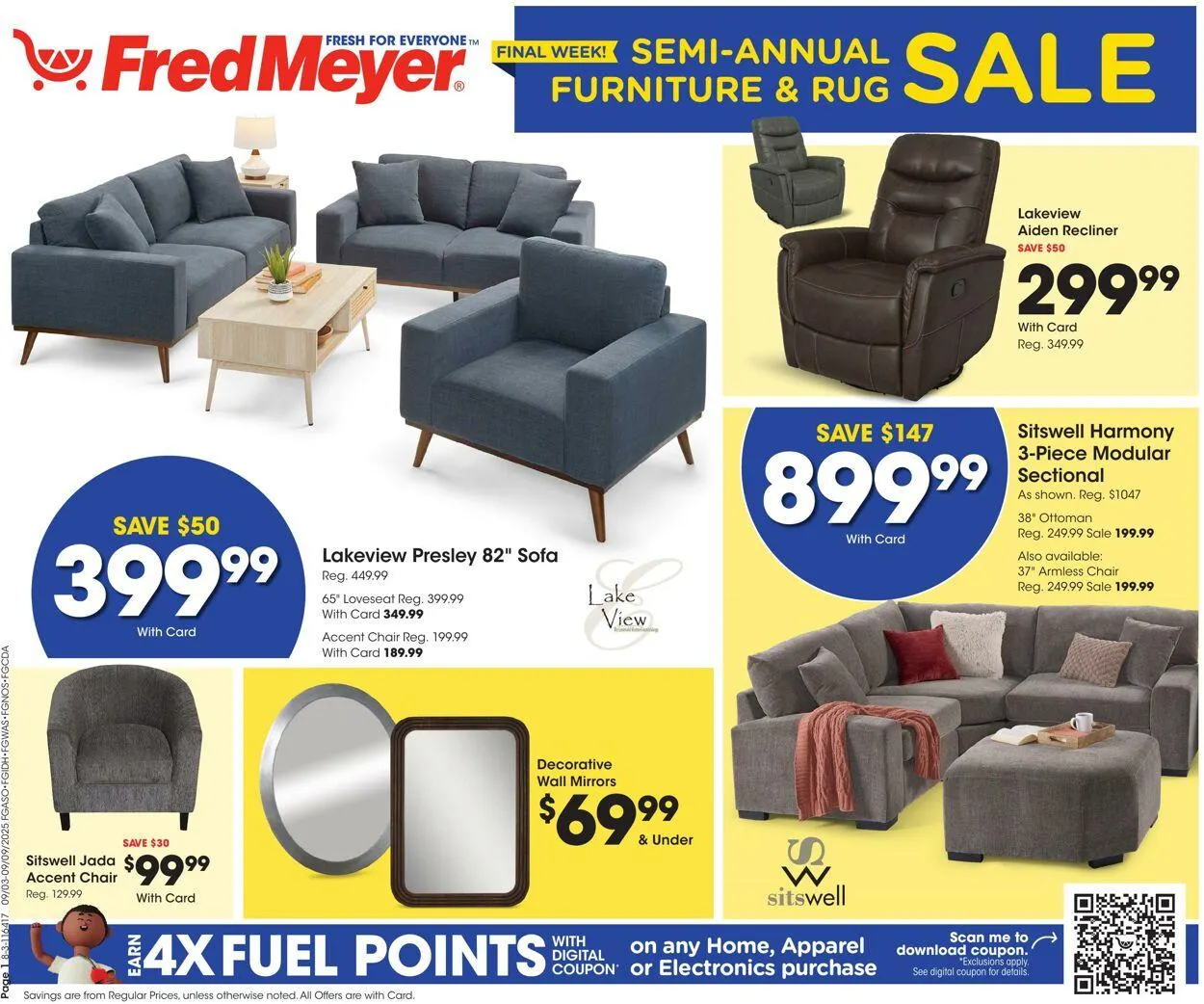 Weekly ad Fred Meyer from September 3 to September 9 2025 - Page 1