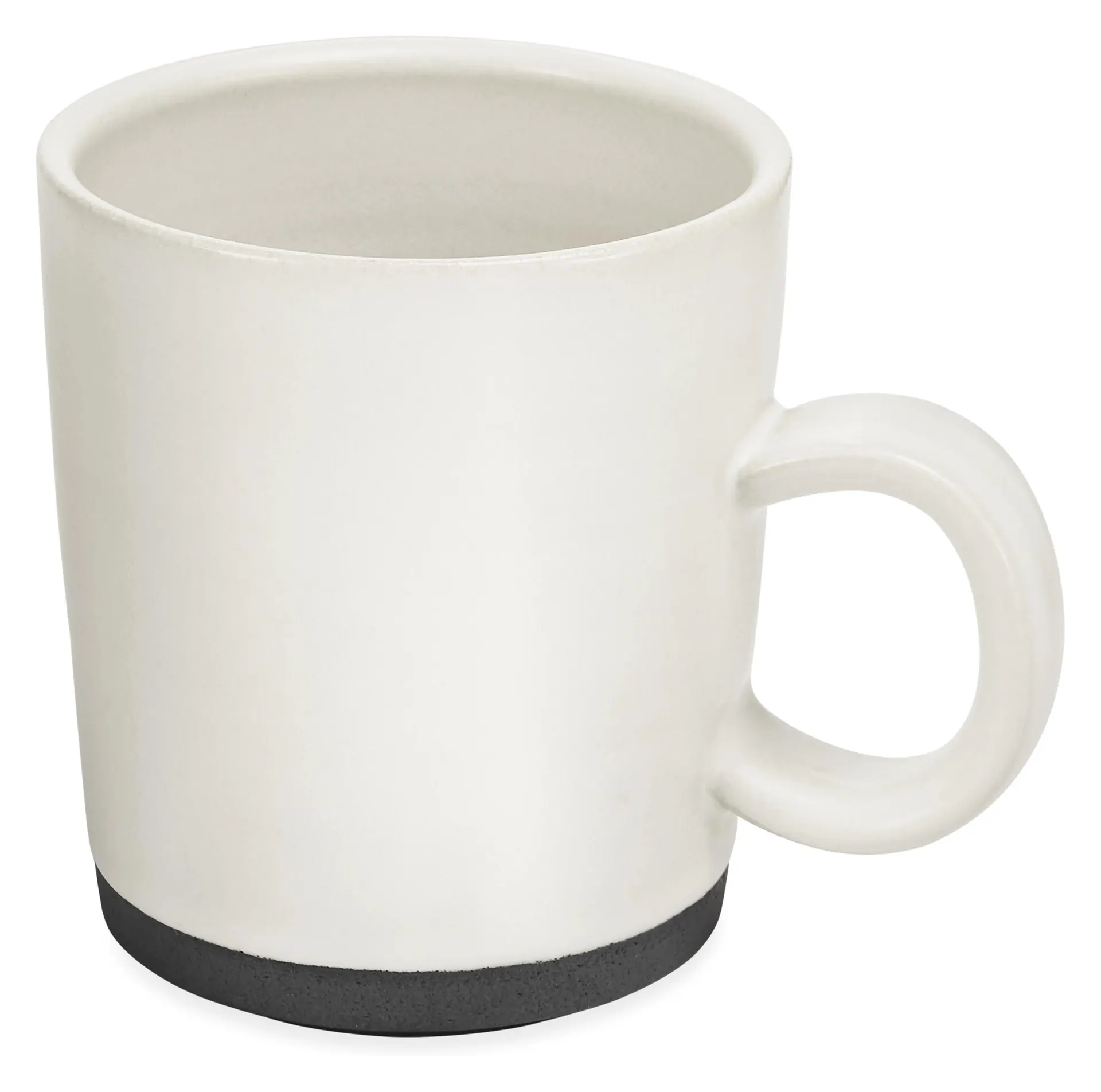 Merrick Mug in White with Black Stripe