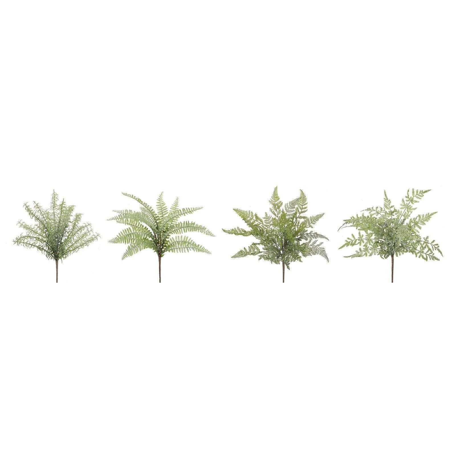 Assorted Fern Foliage Bush, Set of 12