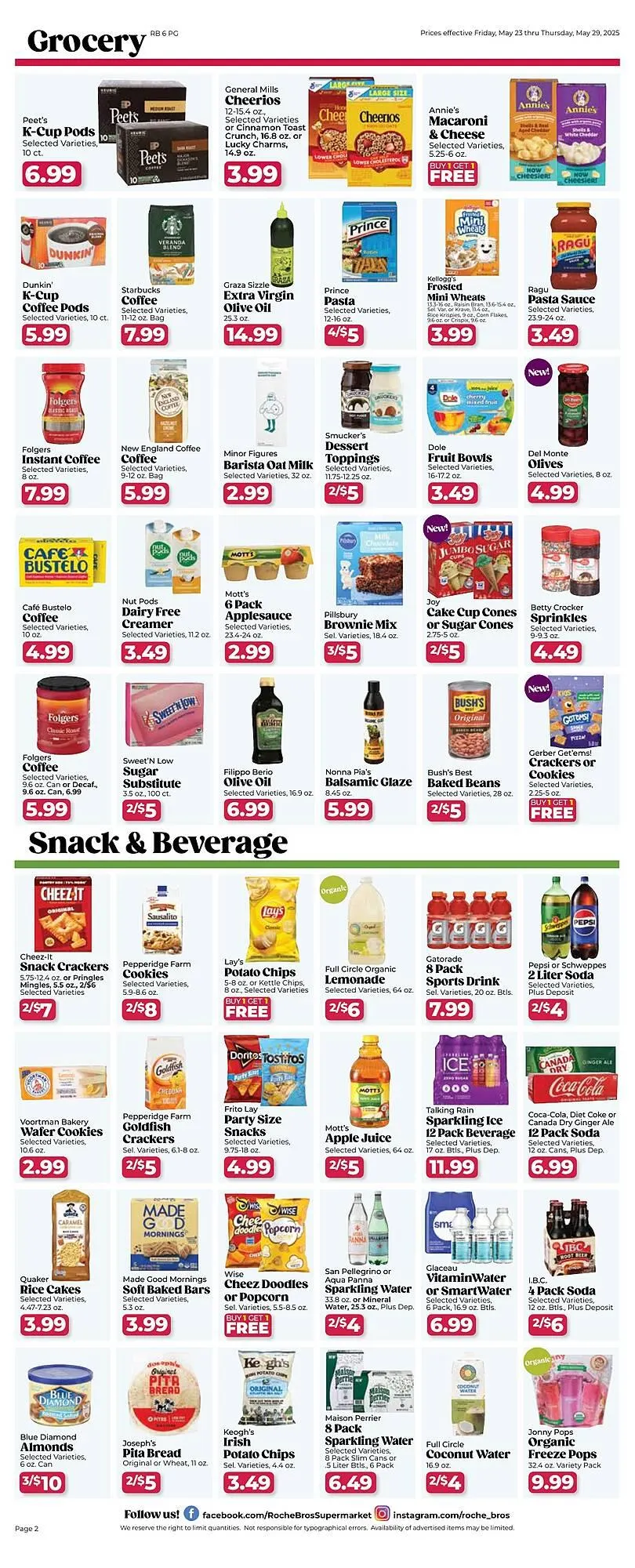 Weekly ad Roche Bros Weekly Ad from May 25 to May 29 2025 - Page 2