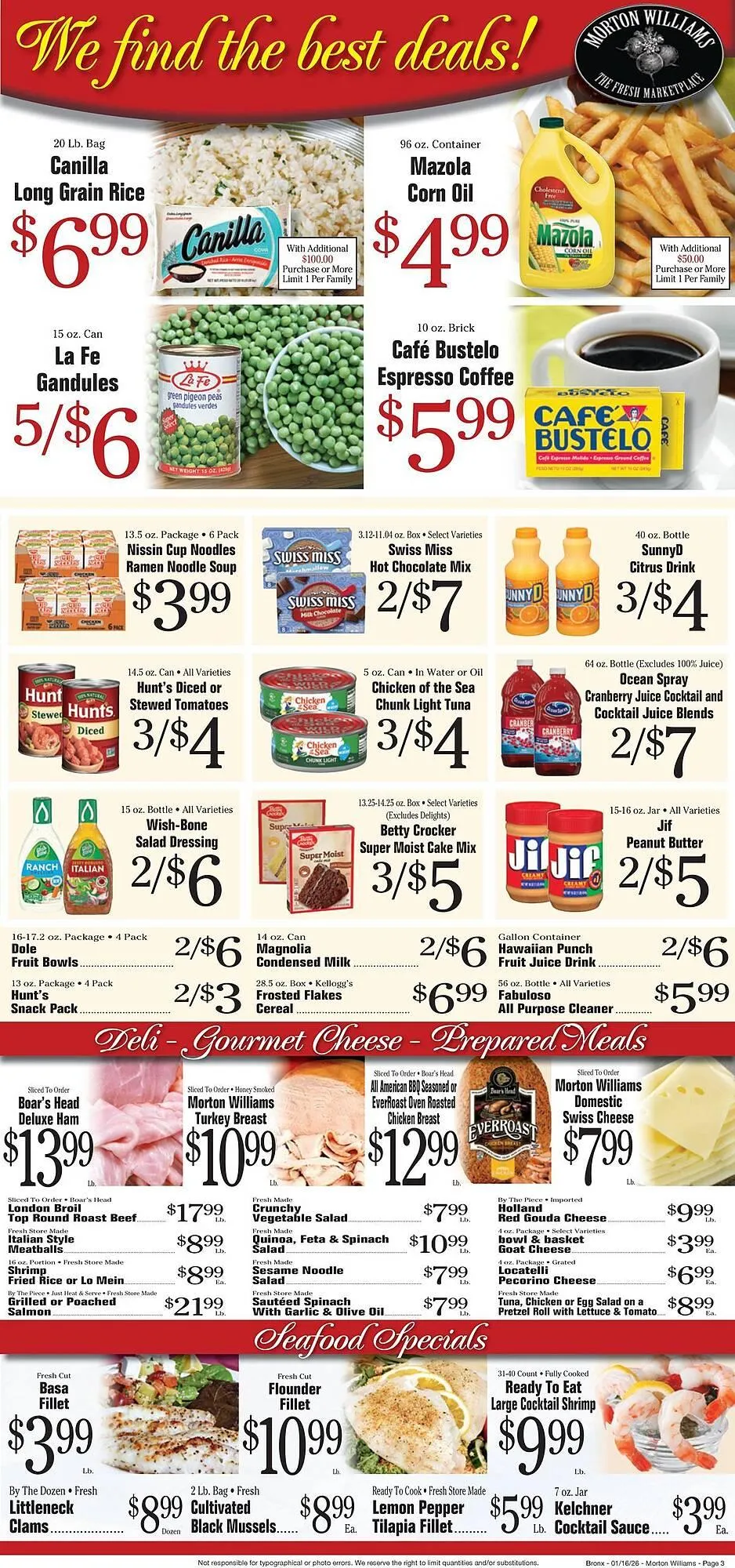 Weekly ad Morton Williams weekly ad from January 16 to January 22 2026 - Page 3