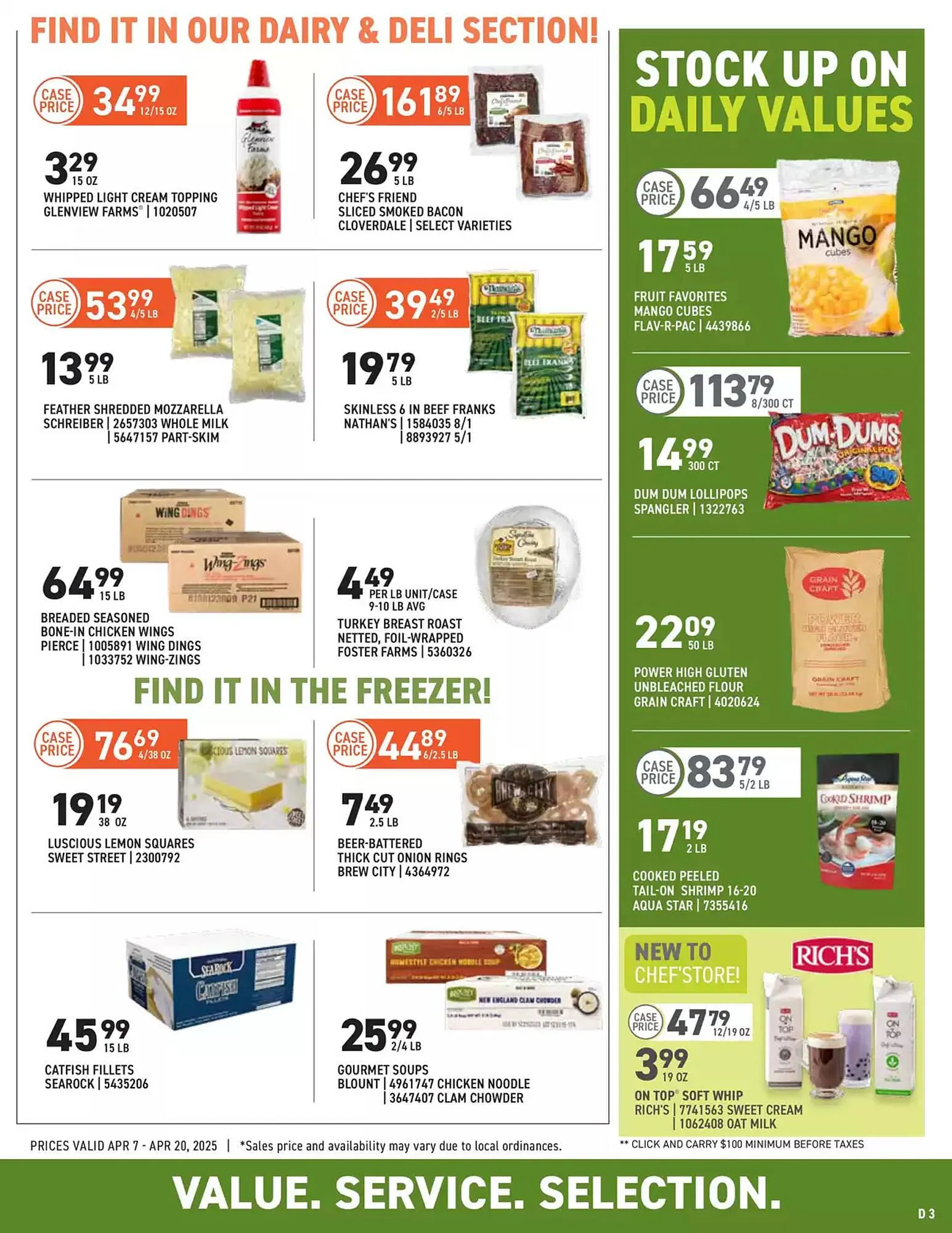 Weekly ad US Foods Chef's Store Weekly Ad from April 7 to April 20 2025 - Page 3