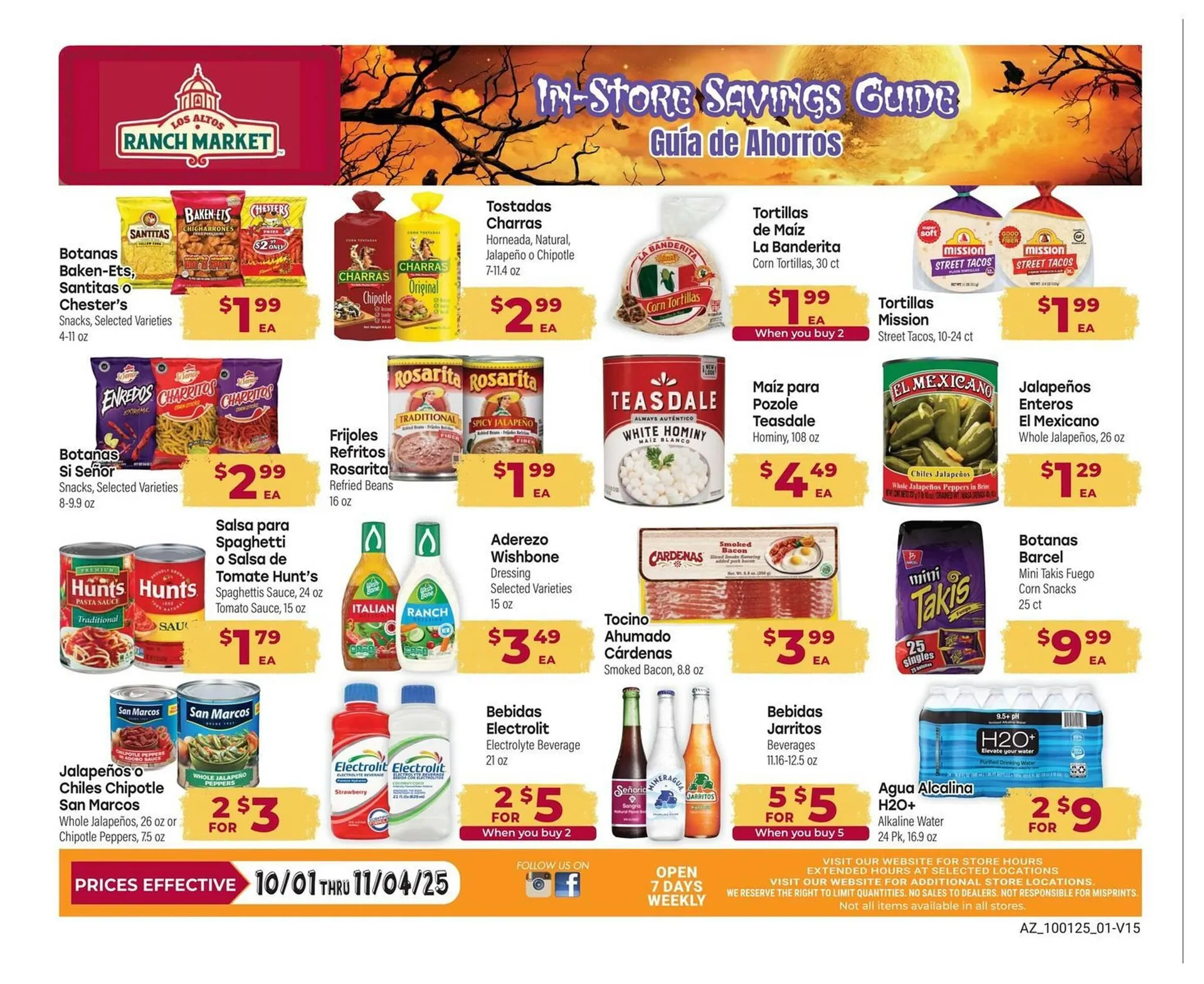 Weekly ad Los Altos Ranch Market weekly ad from October 2 to November 4 2025 - Page 1