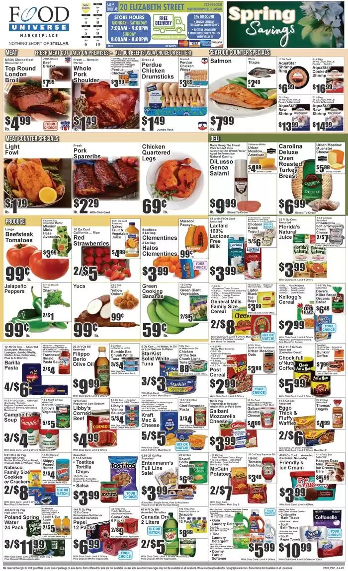Weekly ad Exclusive deals and bargains from April 4 to April 10 2025 - Page 1