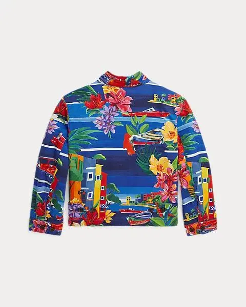 Cotton Twill Graphic Jacket