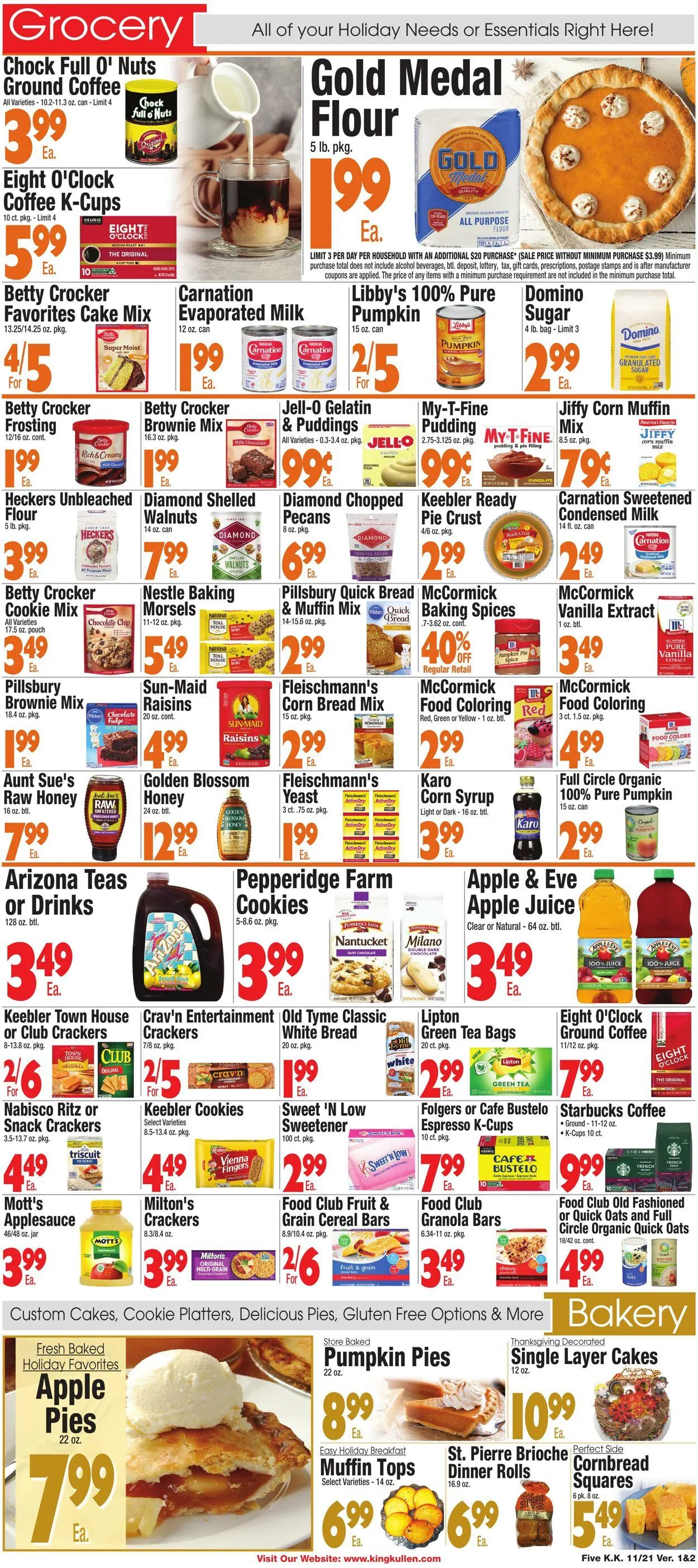 Weekly promotion King Kullen Current weekly ad spanning from November 20 to November 27 2025 - Page 5 for Catalogue 365