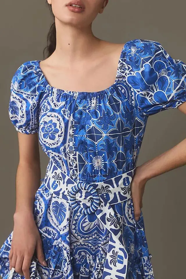 Farm Rio Tile Dream Maxi Dress