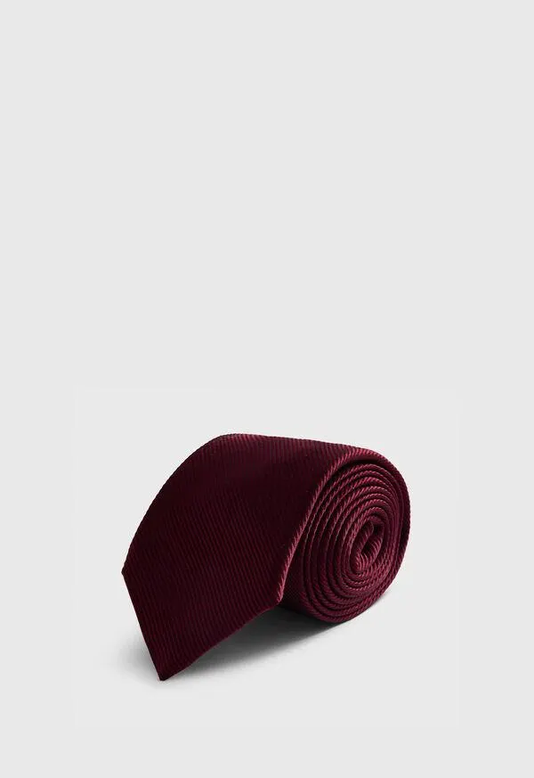 Solid Mogador Silk & Cotton Tie
