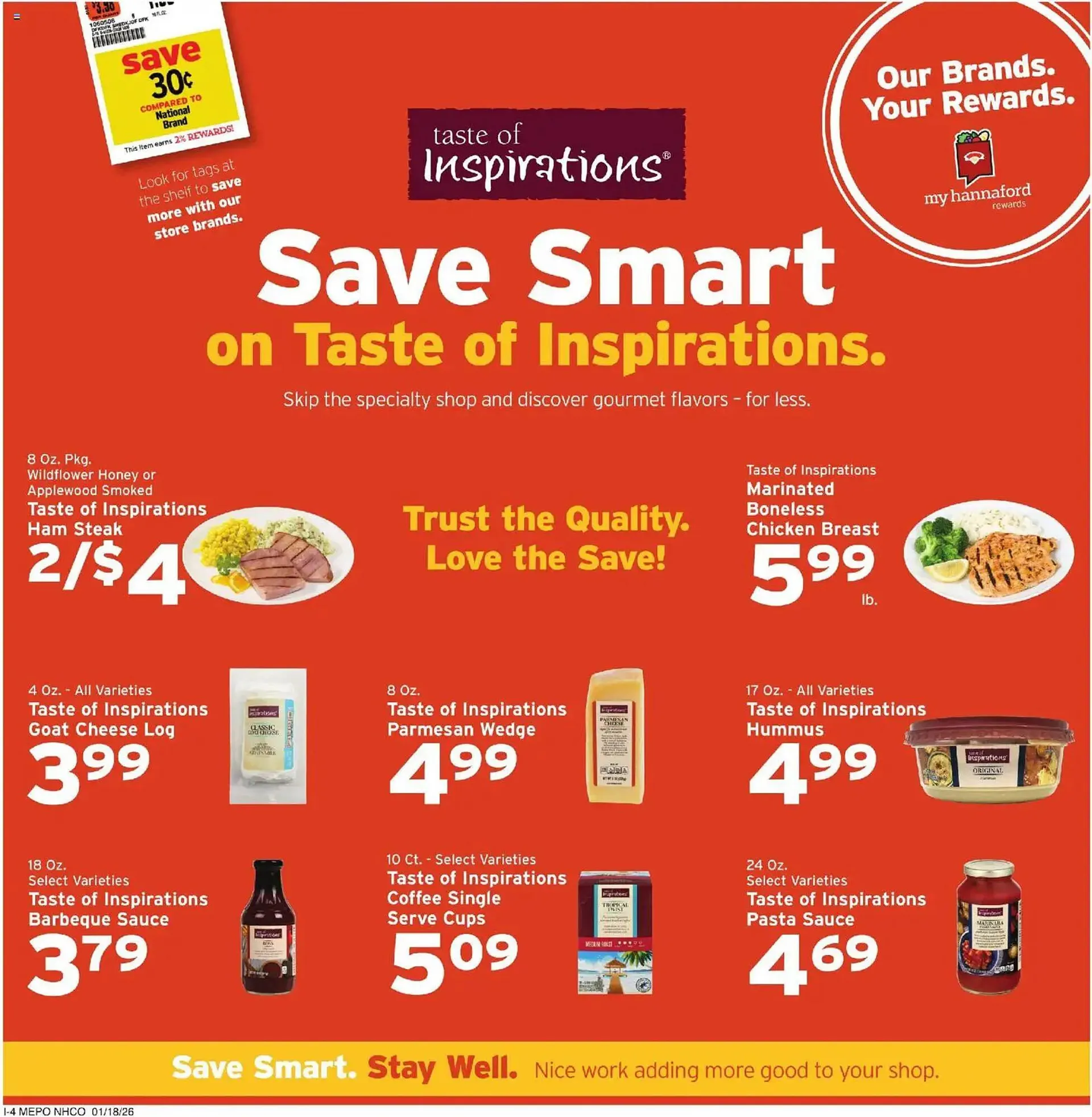 Weekly ad Hannaford flyer from January 18 to January 25 2026 - Page 12