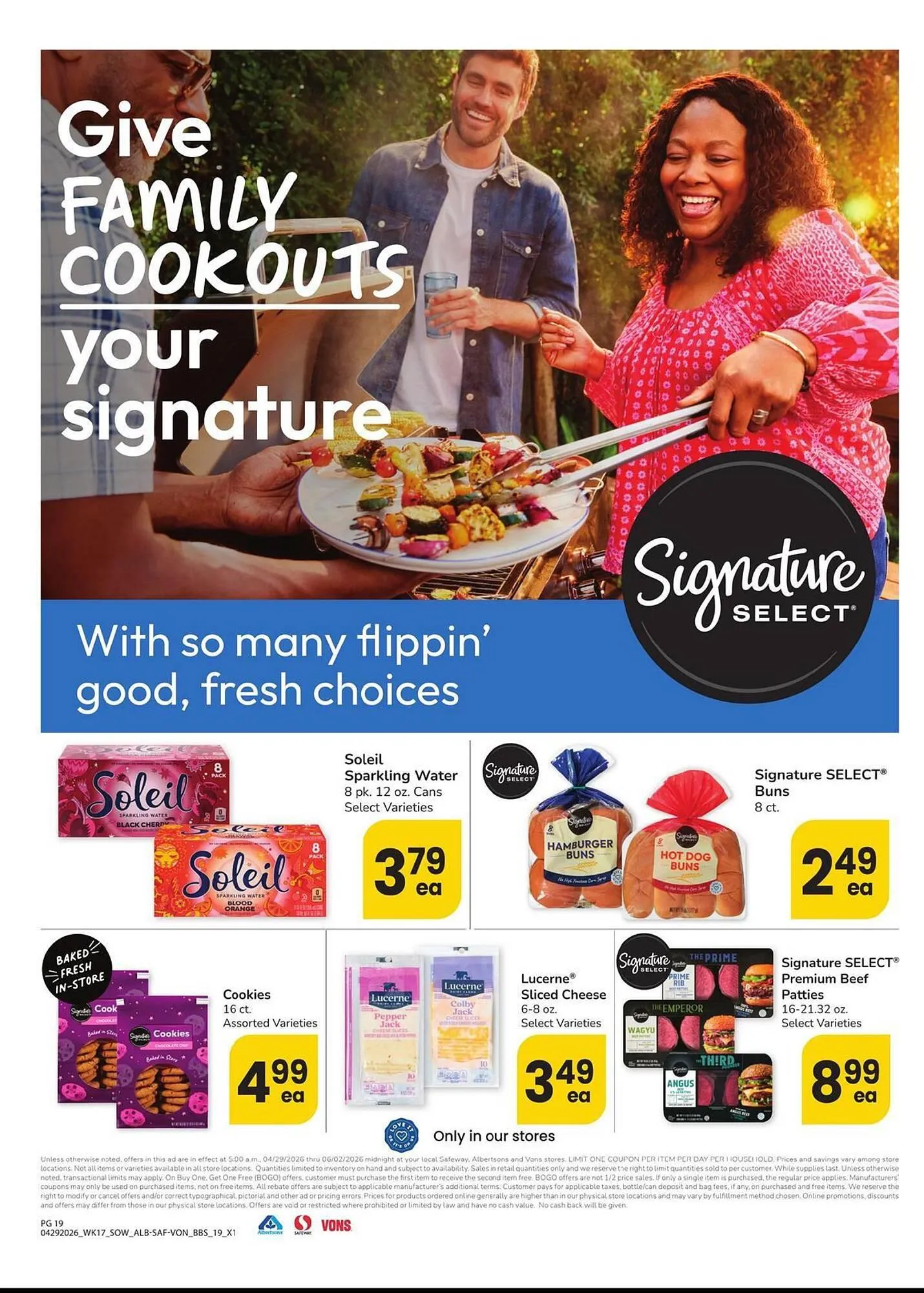 Weekly promotion Safeway weekly ad spanning from April 29 to June 2 2026 - Page 19 for Catalogue 365