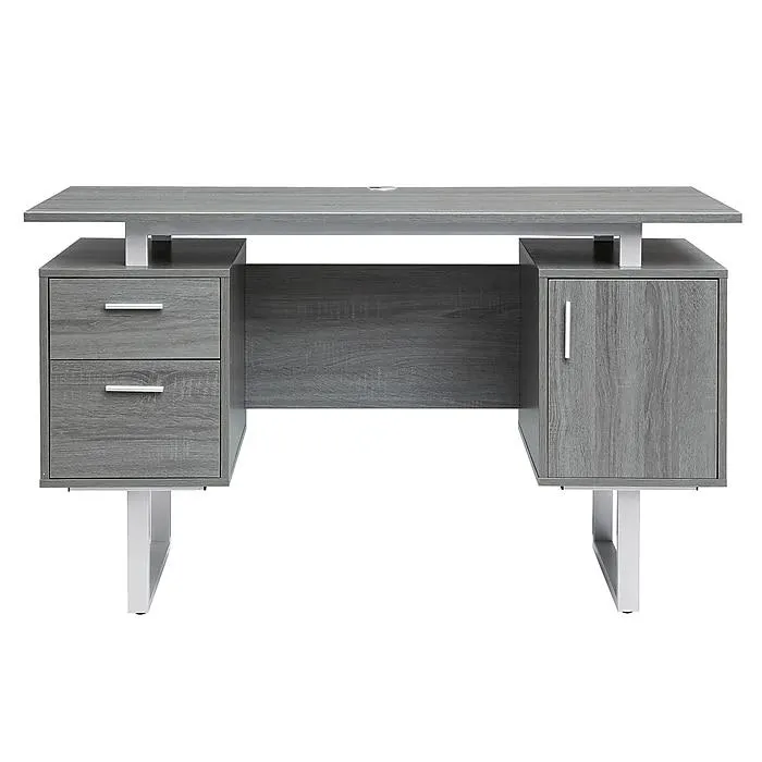 Techni Mobili 51.25"W Modern Office Desk with Storage,
