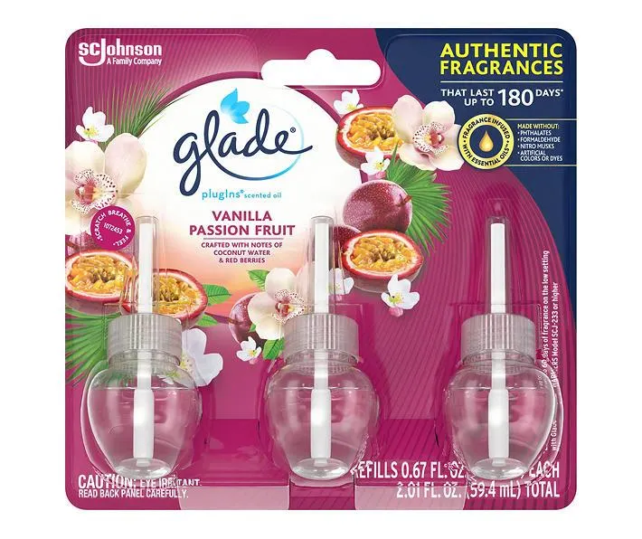 Vanilla Passion Fruit PlugIns Scented Oil Refills, 3-Pack