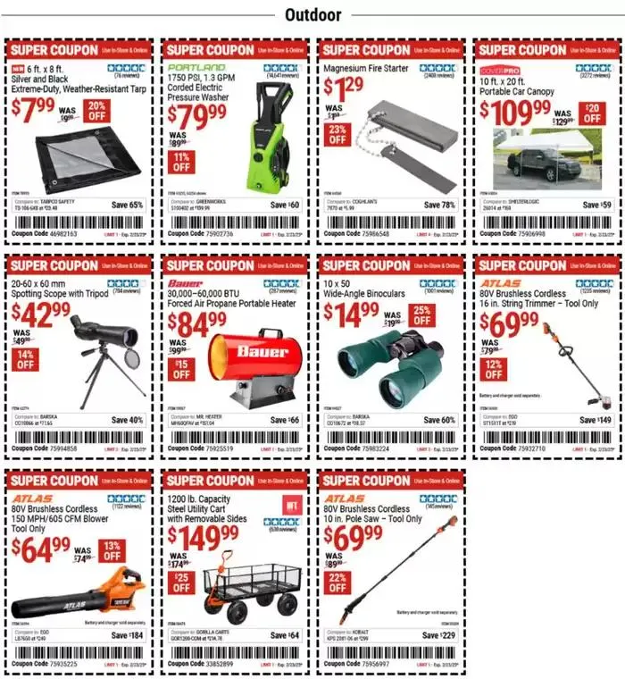 Weekly ad Harbor Freight Tools weekly ad from February 10 to February 24 2025 - Page 7